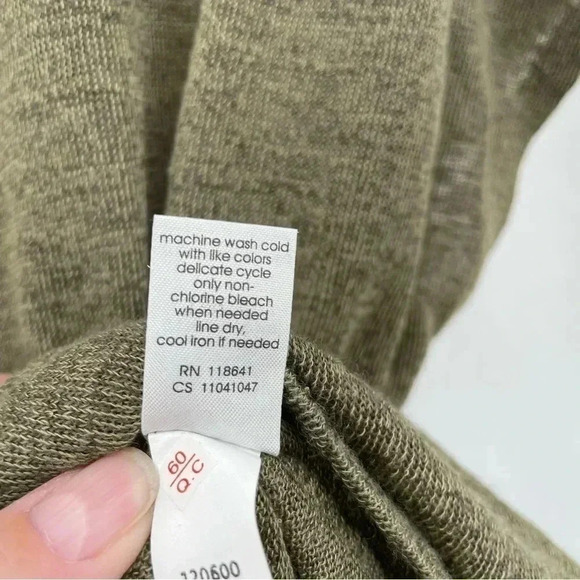 Lane Bryant Women's Top 14/16 Green Sleeveless Hi Low Tunic NWT - Picture 9 of 13